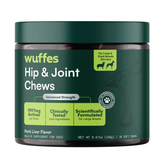 Wuffes Hip & Joint Chews packaging